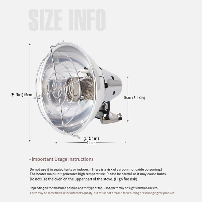 Compacts Portables Outdoor Heaters For Camping Hiking Backpacking Fast Heating With Safety Multifunctional Use