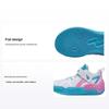 Li Ning Lightweight Bounce Technology Non-Slip Anti-Kick Shock Absorbing Durable Rebound Low-Top Casual Shoes Kids Sneakers Standard-White YKNT066-1