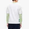 New FILA T Shirts Men's Rinse Snow F11M229118FWT