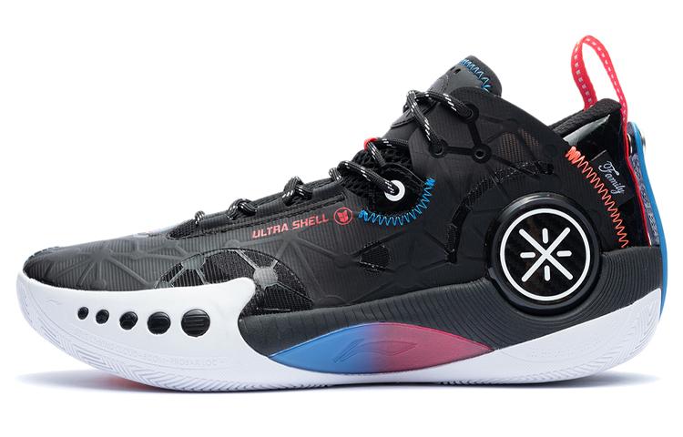 Li Ning Wade Shadow 3 Удобная амортизация Нескользящая Износостойкая Покрытие Поддержка Отскок Средняя высота ABPT065-2 41