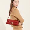 Women's Bag Designer Genuine Leather Women Shoulder Bag High Quality Baguette Handbags Female Rectangular Crossbody Bags