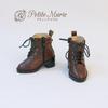 MDD Compatible Short 40cm Doll for BJD Dolls [Petite Marie] 1/3 Lace-up Boots, Brown, Shoes, [Petite Marie] [No.0183]
