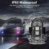 Car Motorcycle Bike Aircraft Warning Anti-collision Flashing Lamp 8 Colors USB Rechargeable Wireless Remote LED Strobe Light
