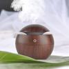Aroma Diffuser with LED Light – USB Powered Tabletop Mist Humidifier for Desk and Bedside Use (Wooden Cool Mist Humidifier)