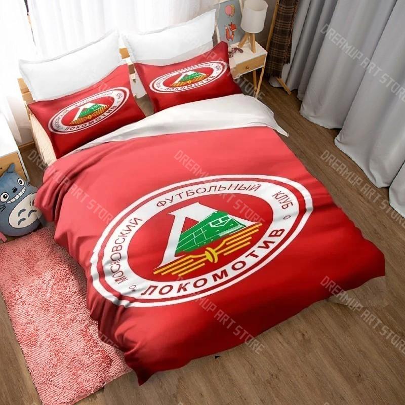 3D Print Lokomotiv Moscow Bedding Set Twin Queen King Full Size Duvet Cover Pillowcase Bed boys girls Adult Home Textiles