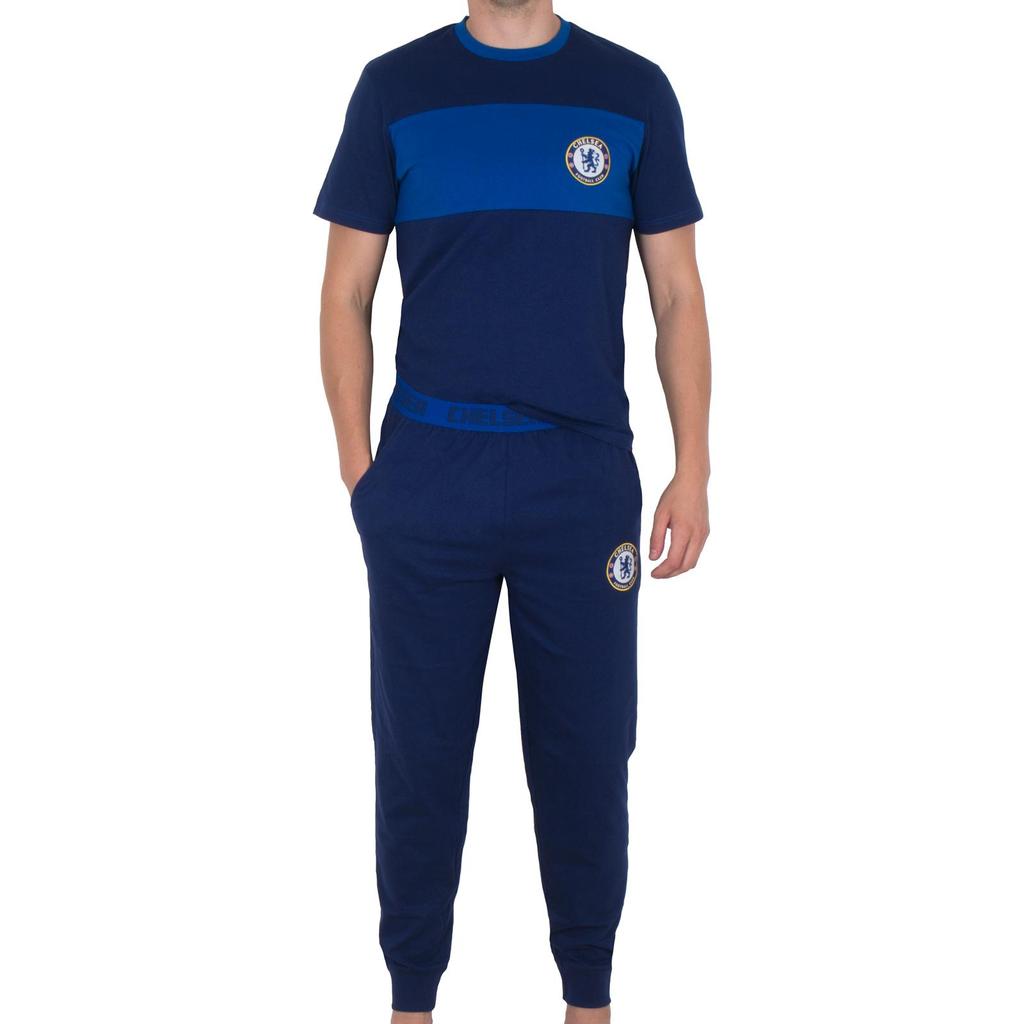 Chelsea FC Mens Premium Long Pyjama Set