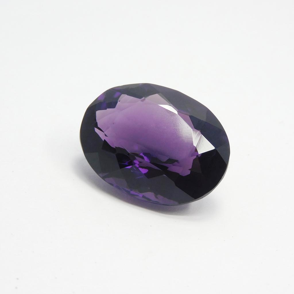 Natural Purple Amethyst Loose Gemstone Oval Cut 45.70 ct for Jewelry Making and Gem Collections