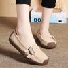 Women's Female Ladies Mother Shoes Sandals Platform Flats Slip On Hollow Summer Cool Moccasins Vulcanized Shoes 41 42