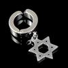 Fashion Rock Style Hypoallergenic Cross Shaped Titanium Steel Ear Clip Accessories