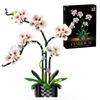 736 Teile MOC Orchideenblüten Bausteine Set STEM DIY Blühende Cymbidium Spielzeug Für Mädchen Kinder Bestes Geschenk Heimdeko Modellbausatz