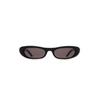 Saint Laurent Oval Sunglasses With Logo Women Sunglasses Black POIZON2406211288
