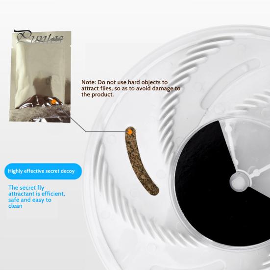 

Электрическая ловушка для мух Устройство для борьбы с вредителями Летающая ловушка для насекомых Plug-Play Низкий уровень шума Безопасно в использовании Автоматическая комнатная ловушка для мух Ловушка для комаров