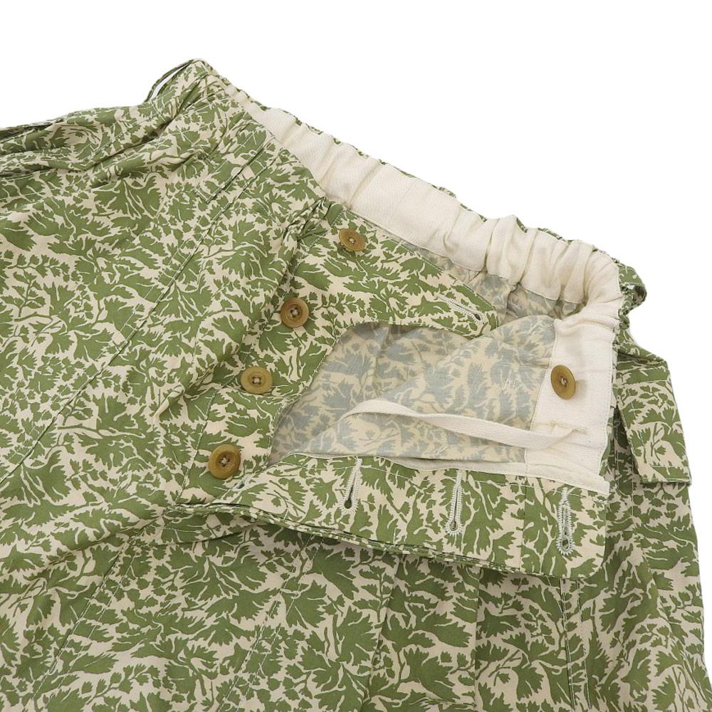 HAVERSACK Good Condition HAVERSACK Cotton Leaf Camouflage Print Long Skirt for Women, Green, 0 662403 Skirt 0 greenUsed