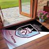 Crystal Velvet Rug Custom Name Text, Soft Non Slip Floor Mat Home DecorBurnley Football
