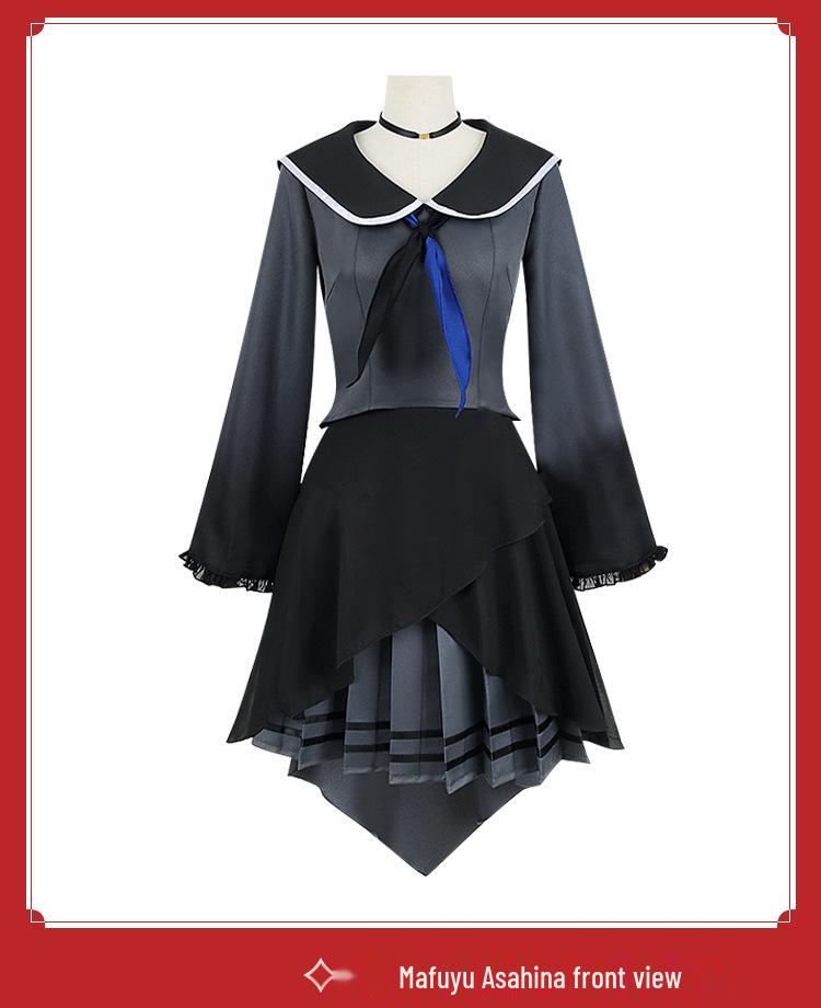 Colorful Stage: Hatsune Miku Cosplay Costume - Mizuki Lolita Full Set