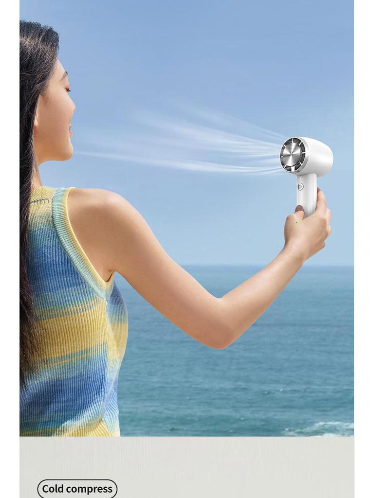 2024 Mini USB Tragbarer Leiser Kühlventilator mit Karabiner und Eispack für den Außenbereich