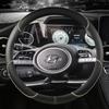 PU kožený potah na volant do auta pro Hyundai Tucson NX4 Elantra Sonata 10th Auto příslušenství