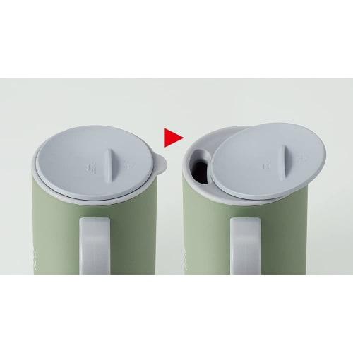 Skater Thermal/Cold Stainless Steel Mug with Lid, Vacuum Insulated Double Layer, Sage Green, 330ml STMG4N-A