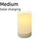 Waterproof Solar Candle Lights Decorative Weather Resistant Outdoor Candle Lights Warm Illumination Automatic Lighting