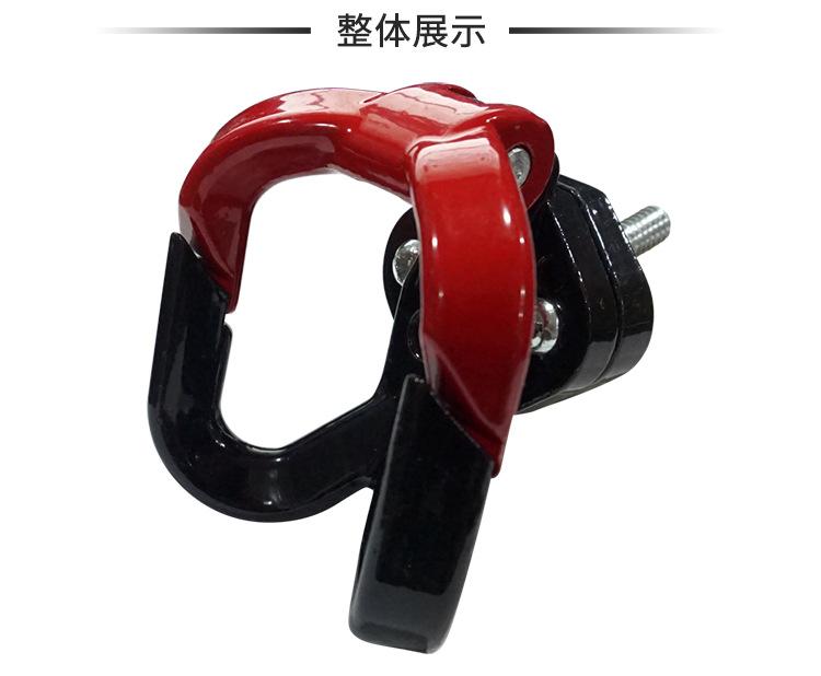 Motorcycle Handlebar Storage Hook Scooter Luggage Bag Hanger Helmet Claw Hook Storage Bag Holder Aluminum Alloy Easy to Install