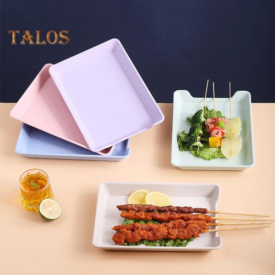 Serving Tray BPA Free Food Display Reusable Portable Reusable Plastic Serving Platters Household Supply
