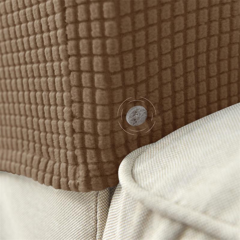 2 Pieces /Set Sofa Armrest Cover Polar Fleece Elastic Couch Armchair Arm Protector Case Stretch Non -Slip Removable Arms Slipcover