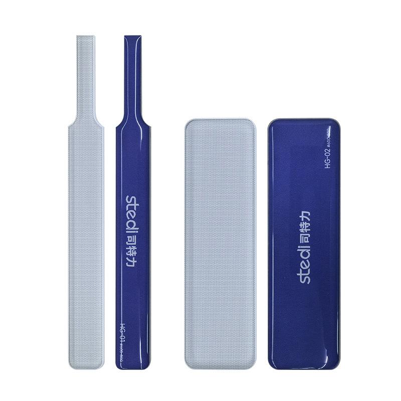 Vylepšený skleněný pilník Precision Washable File pro modely Gundam DIY odstraňování otřepů zrcadlové leštění malé rovné plochy brusný nástroj