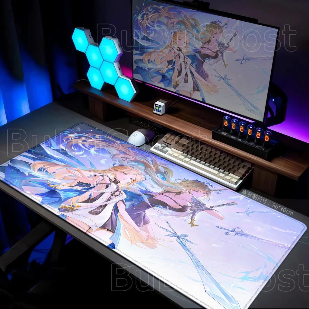 New HD Cool Wallpaper Wuthering Waves Cartethyia Mouse Pad XXL Gamer Keyboard Mat Gaming Desk Laptop Mousepad PC Carpet Mousepad