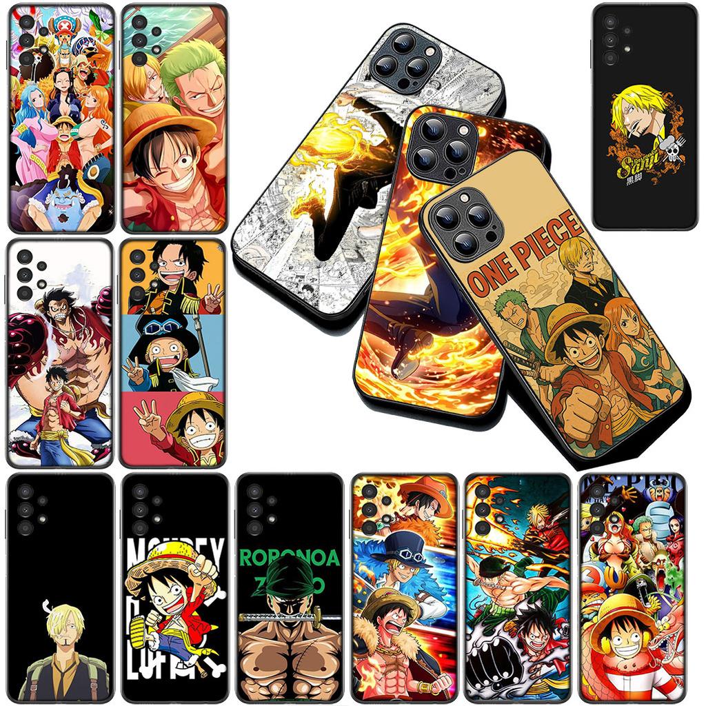 Cover for Motorola Moto G86 G57 E14 E15 G14 G34 G67 G84 G24 A54 G15 Power E22 Phone Case One Luffy Pieces Sanji Roronoa Zoro