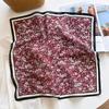 Premium Silk Cotton Silk Scarf Square Scarf 1116 New Floral Retro Thin Silk Cotton Silk Scarf Women's Korean Silk Cotton Scarf