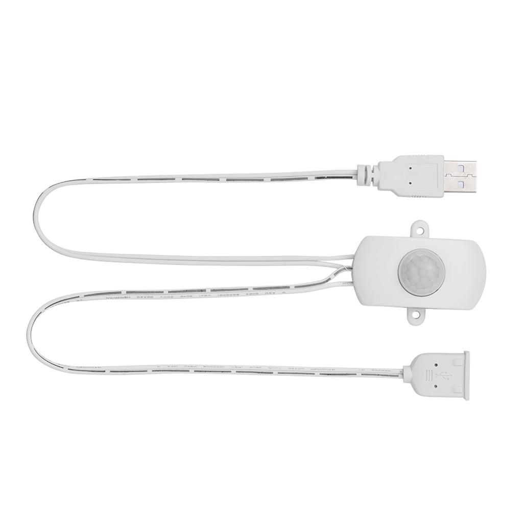 2A   5‑24V PIR Infrared Motion Sensor Detector Automatic   LED Strip USB Interface Black