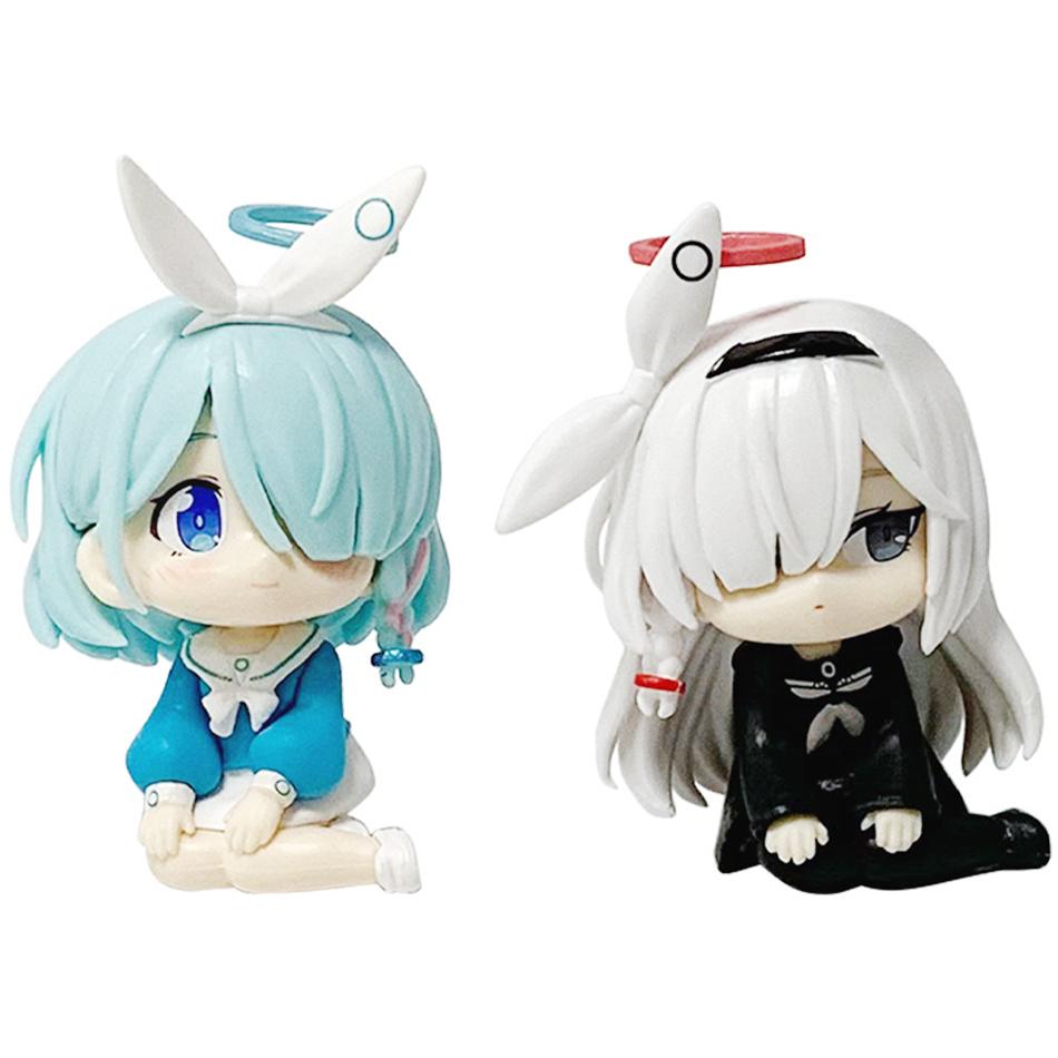 In Stock Blue Archive Plana Arona Figure Anime Collect Characters Ornaments Cute Cartoon Festival Christmas Gift PVC Poseable Articulated Scale