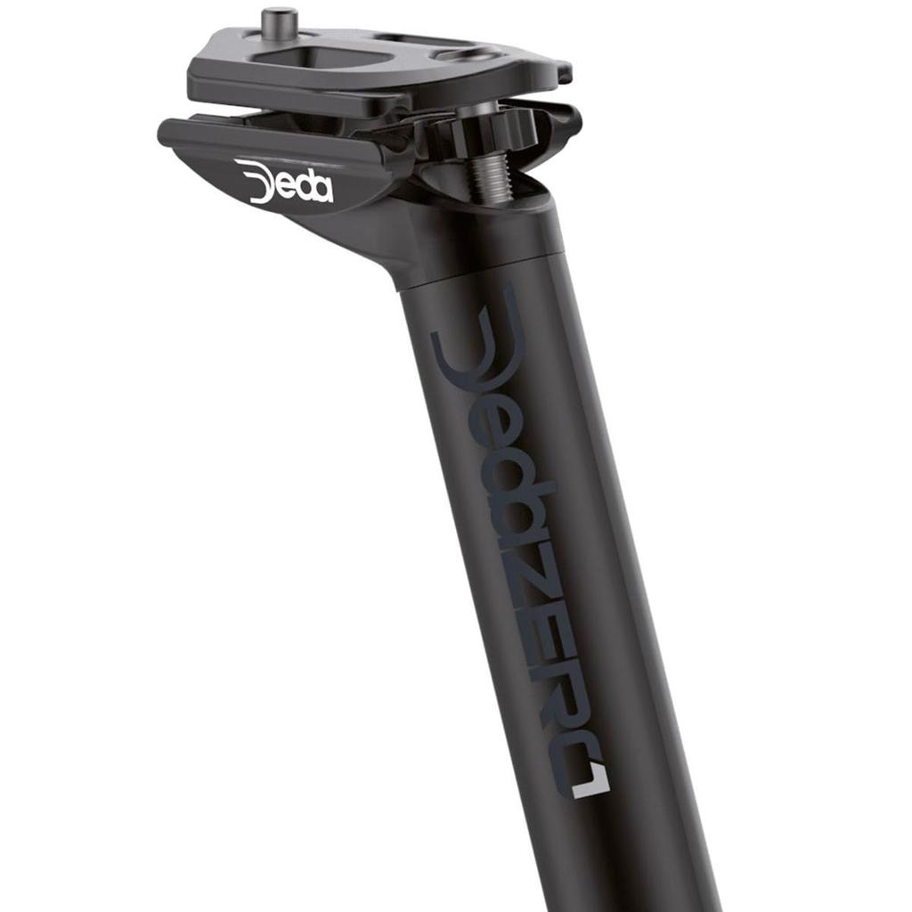DEDA ZERO 1 BOB Black Gray 31.6/350 Seatpost, (Dark Logo)