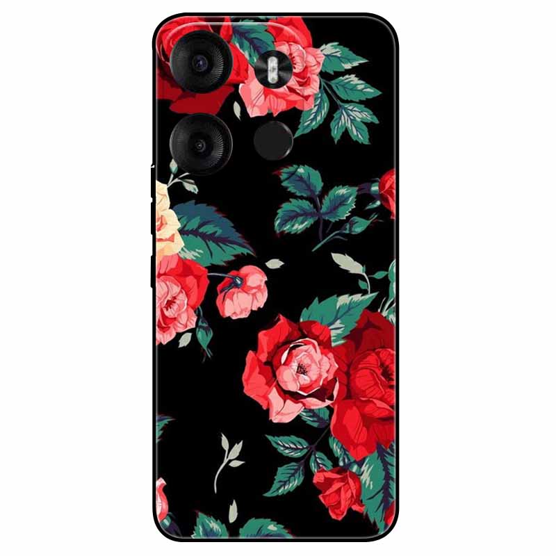 For Tecno Spark Go 2023 Case TPU Fashion Lovely Silicone Back Cover For Tecno Pop 7 Pro BF7 Funda Shockproof Pop7pro 7Pro Capa