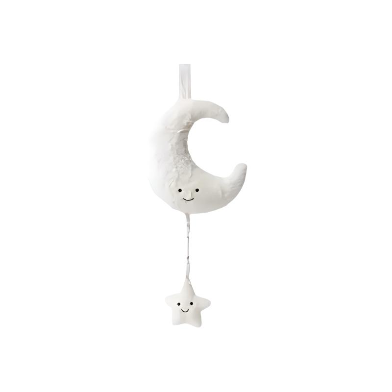 

JELLYCAT fun item series music bell white moon soothing doll plush doll 28cm high Box Not Included