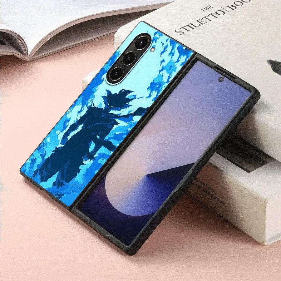 Dragon Ball Cool Guku Art Case for Samsung Galaxy ZFold3 ZFold5 Z Fold 7 6 5 4 3 ZFold6 ZFold4 ZFold7 Back Phone Cover