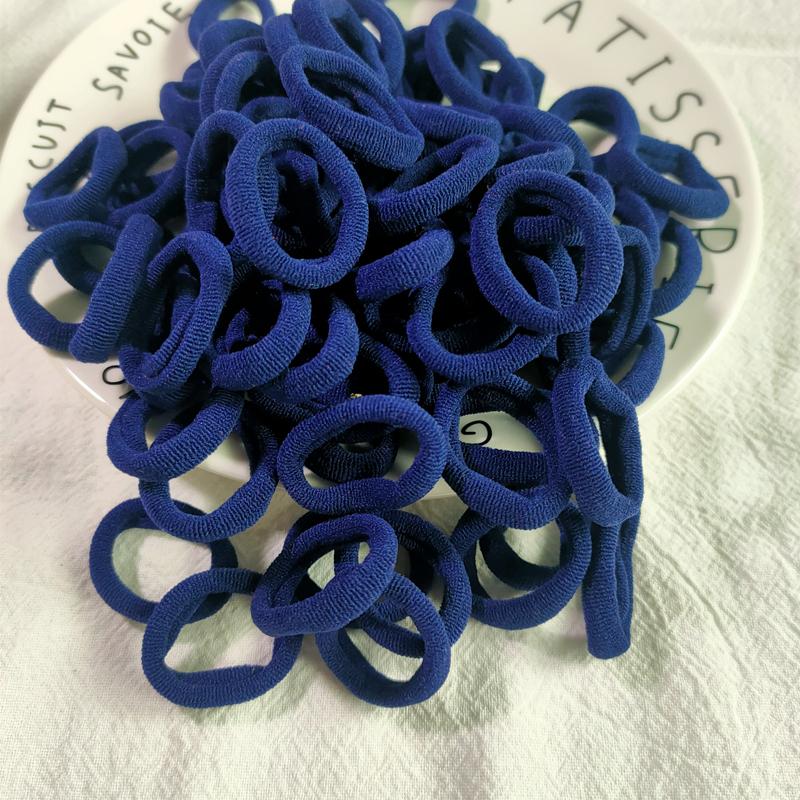 50/100pcs/Set Kids Colorful Nylon Elastic Hair Bands Ponytail Holder Hair Ties Gum Rubber Band Headband Girls Hair Accessories