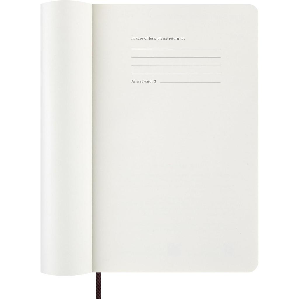 Moleskine 2026 Weekly Planner 12-Month Precious & Ethical Large Black Vegan Leather VEGEA Python Pattern DSPRETB12WN3BY26