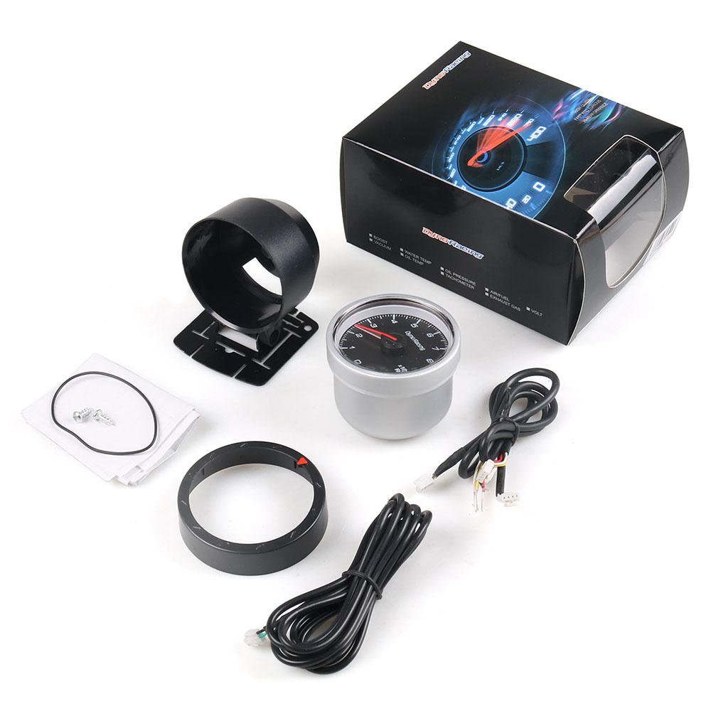 Dynoracing turbo boost gauge bar ,water temperature,oil temperature ,oil pressure ,tachometer ,volt ,exhaust gas gauge