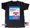 Xanax Alprazolam 20mg Funny Black Unisex T-Shirt Size S-5XL