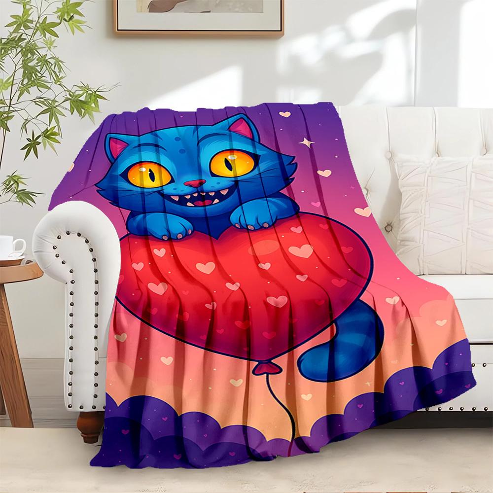 K-POP Anime Girls Group - Four Seasons Soft Warm Blanket - All-Season Thick Knit Polyester Bedspread for Bed, Camping, Travel - Perfect Gift 100x150cm