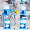 Hand Crank Ice Shaver Machine - Snow Cone Crusher & Slushy Maker with Durable ABS Construction for Summer Parties And Home Use