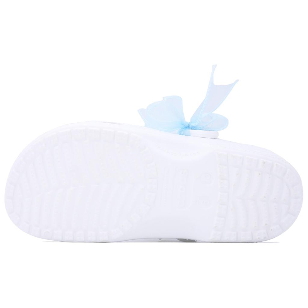 Crocs Classic clog soft ice SDS macaron colour scheme refreshing and comfortable cute fairy hole shoes for men and women white