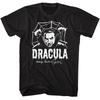 Bela Lugosi Dracula Spiders Web Men's T Shirt Vintage Vampire Horror Movie