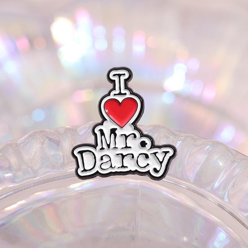 Series Trendy Love Cartoon Brooch Pin Decorative Badge In Eyecatching Colors