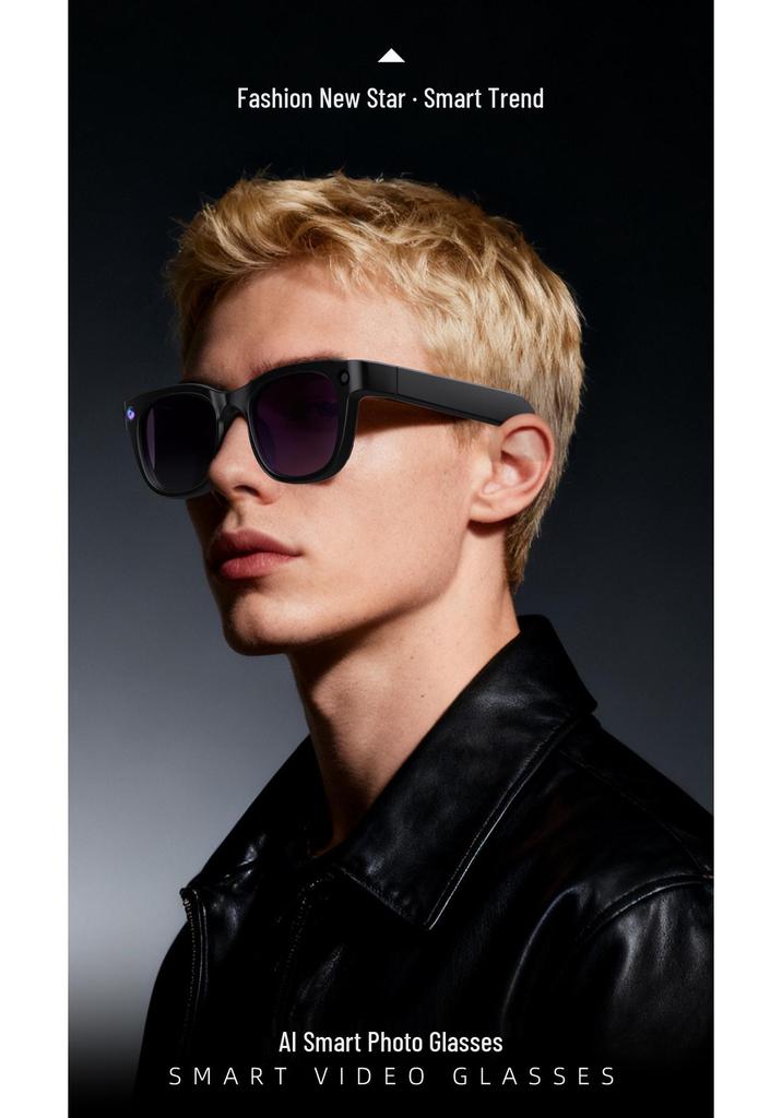 G600 Smart Glasses: AI-Powered 800W HD Camera with Video Recording, Voice Calls, and Translation Abilities.