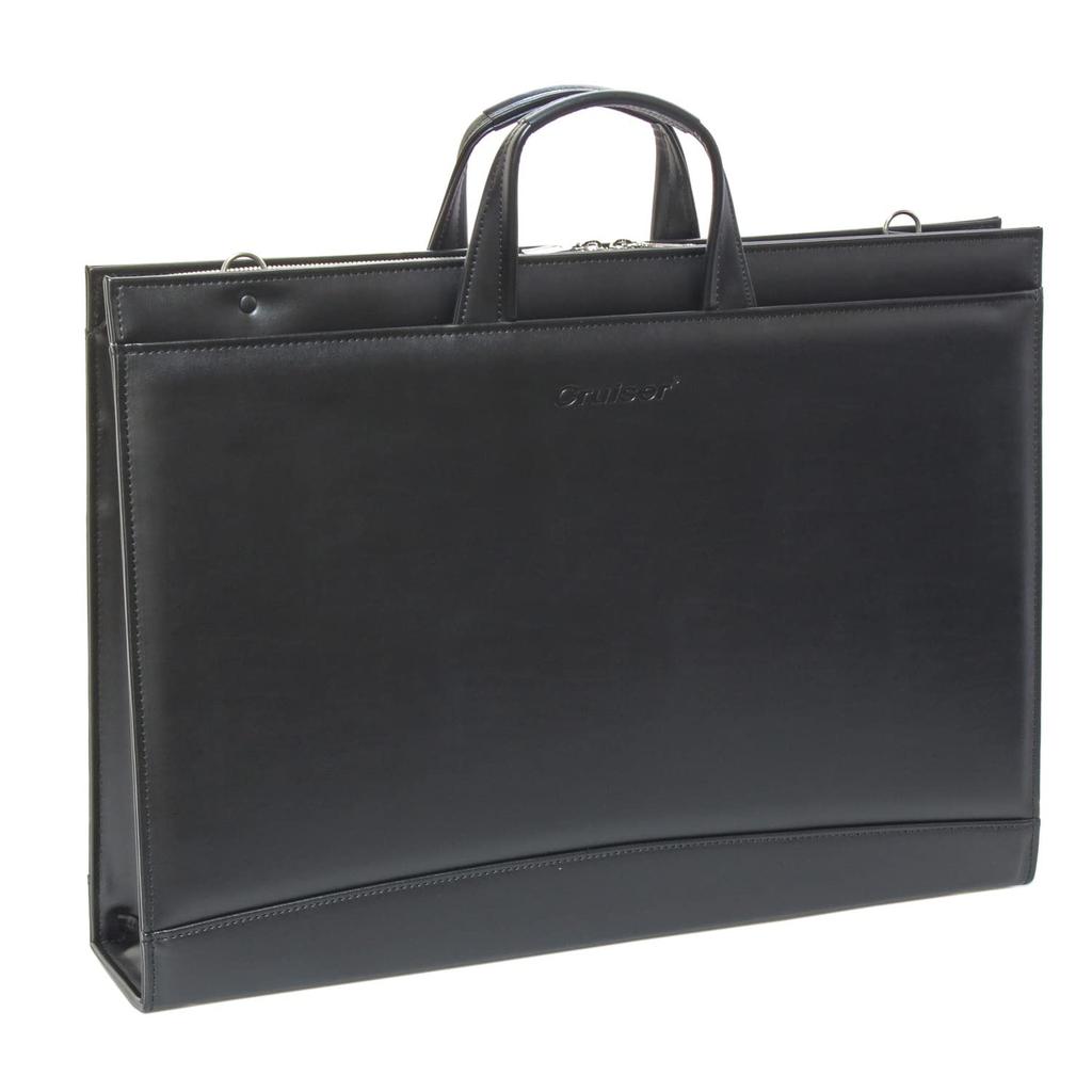 Ділова сумка-портфель, Дуже велика, Вміщує креслення формату А3, Портфель великої місткості, Зроблено в Японії, Бренд: Круїзер, 72374, Тристороннє відкриття, Міцний,
