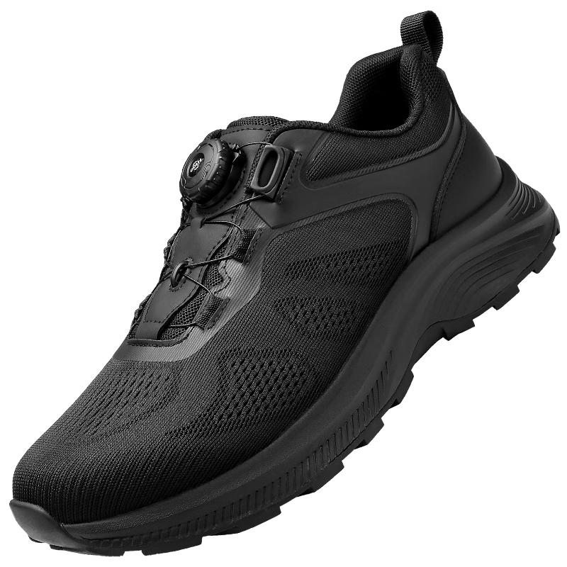Qiang Ren Men s Outdoor Casual Lace-Free Health Shoes JDZ019A 46 чёрный