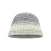 New Gradual Change of Color Gentle Knitted Bucket Hat Women's Autumn and Winter Warm Face Small Versatile Bucket Hat Tide