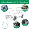 Auto Sunroof Drain Cleaning Tool,118Inch Long Pipe Cleaner For Car,Flexible Tube Cleaning Brush With 2Pcs 7.9Inch Cleaning Brush Skinny Pipe Drain